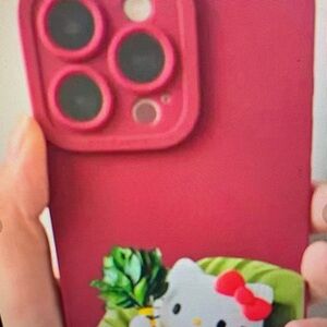 SHEIN Pink Hello Kitty Phone Case